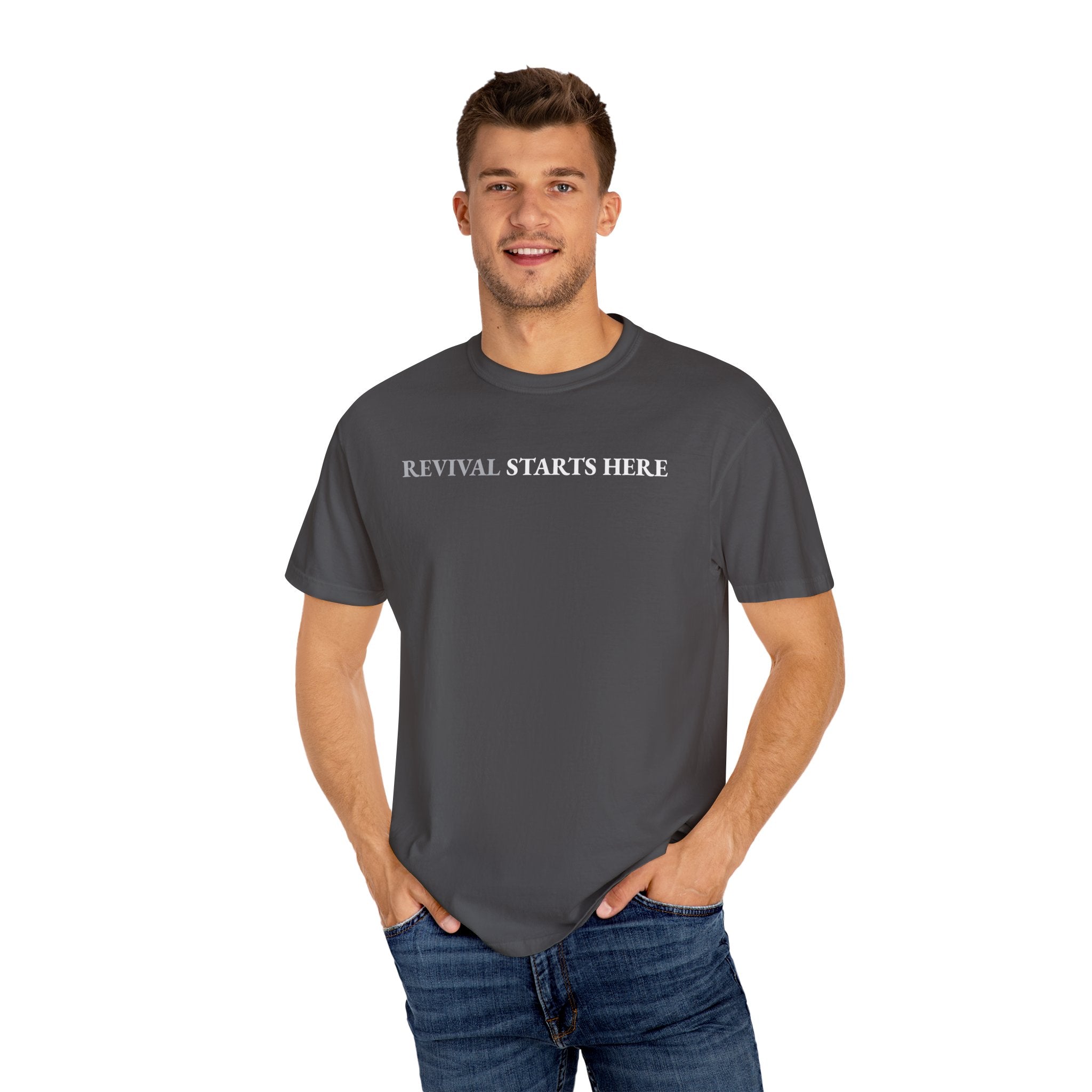 Revival Starts Here! Inspirational Unisex Tee