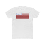 Give 'Em Heaven Flag T-Shirt — Patriotic Minimalist Tee