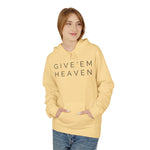 Give'em Heaven Hoodie: Unisex Midweight Softstyle Fleece