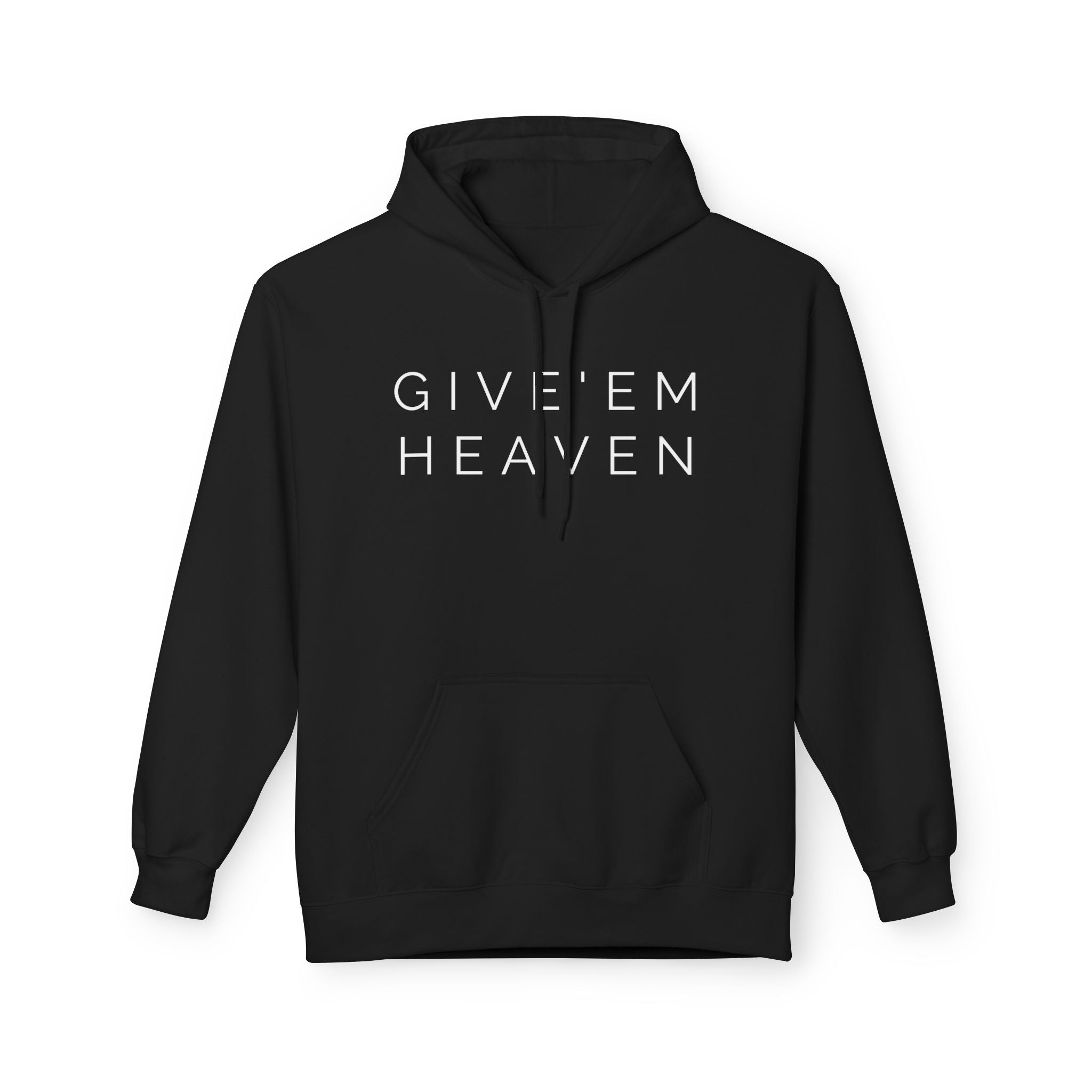 Give'em Heaven Hoodie: Unisex Midweight Softstyle Fleece