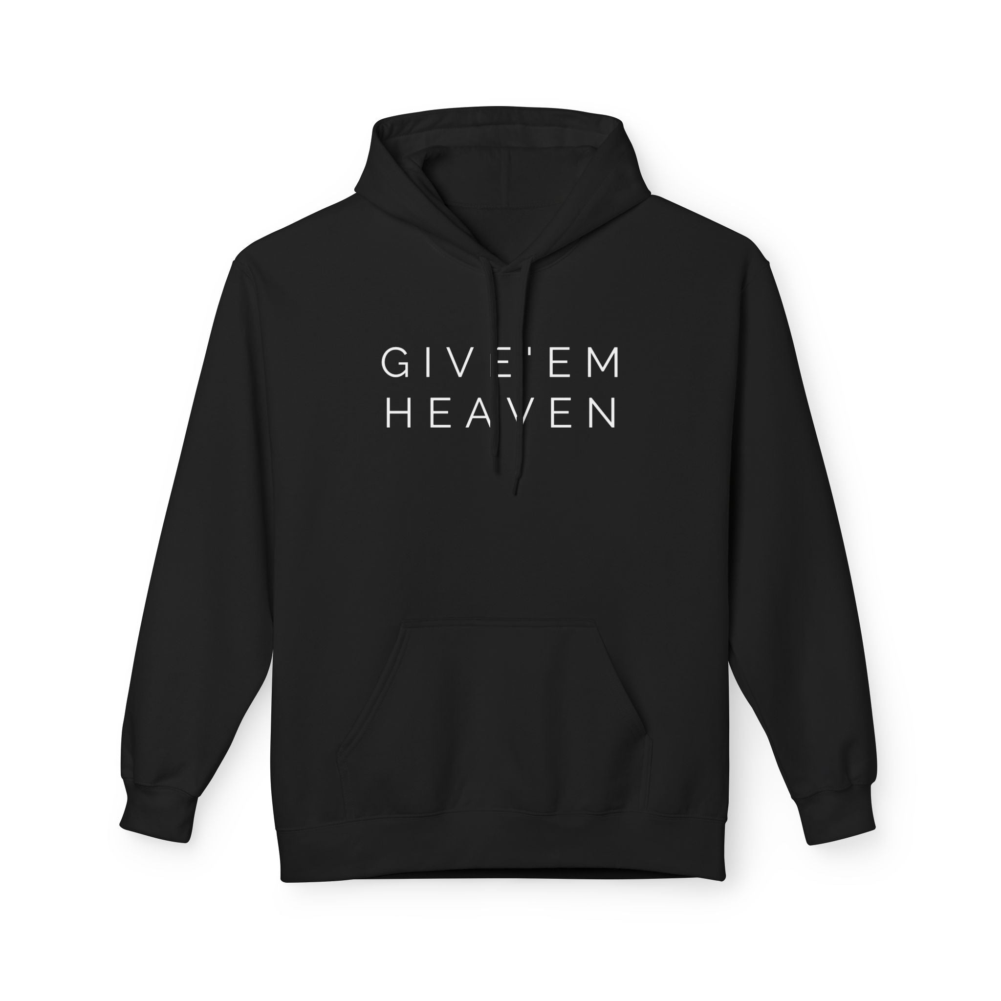 Give'em Heaven Hoodie: Unisex Midweight Softstyle Fleece