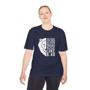 Train with Jesus | Unisex Moisture Wicking Workout Shirt
