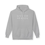 Give'em Heaven Hoodie: Unisex Midweight Softstyle Fleece