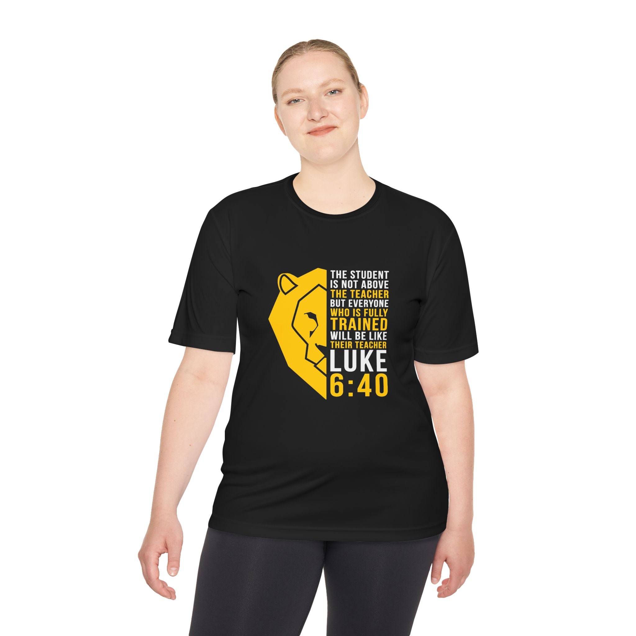 Train with Jesus | Unisex Moisture Wicking Workout Shirt