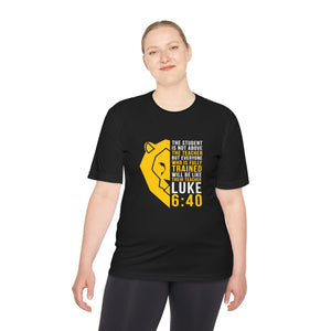 Train with Jesus | Unisex Moisture Wicking Workout Shirt