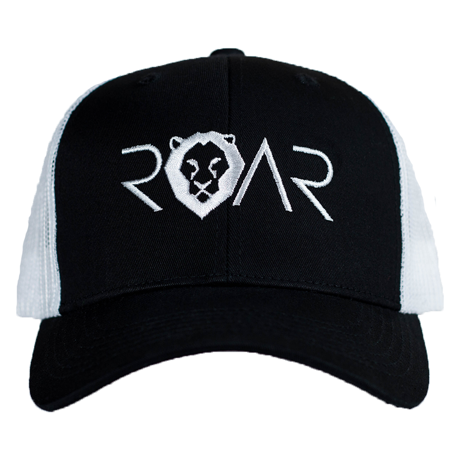 ROAR TRUCKER HAT - BLACK/WHITE